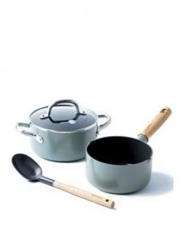 Image of Greenpan Mayflower Healthy Ceramic Non-Stick 3 Piece Pan Set