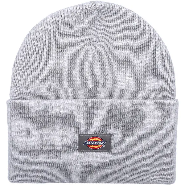 Image of Dickies Mens Acrylic Cuffed Warm Winter Beanie Hat One Size heather grey DIC035-GREY-ONE