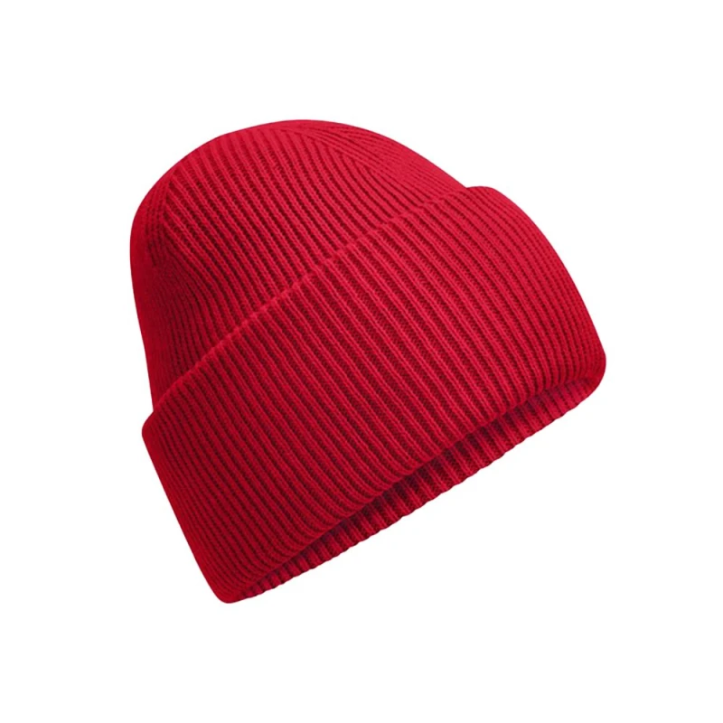Image of Beechfield Beechfield Men Classic Deep Cuffed Beanie in Red Red One Size Male 5063425806805