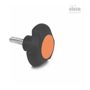 Image of Elesa - Lobe knob-VTT.40-C-p-M8x16-C2 Orange