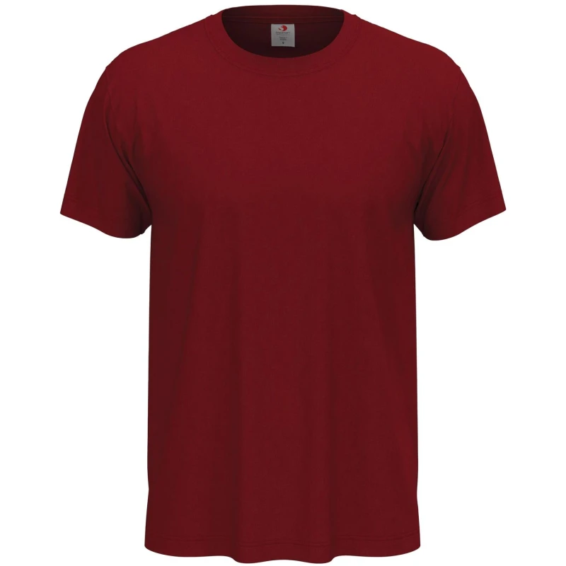 Image of Stedman Classics Mens Stedman Classic Tee in Wine Size: XS Wine Male XS
