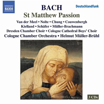 Image of Johann Sebastian Bach - St Matthew Passion (Muller-bruhl, Cologne Chamber Orchestra) CD
