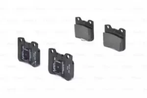 Image of Bosch 0986424411 BP201 Brake Pad Set Disc Brake Front Axle