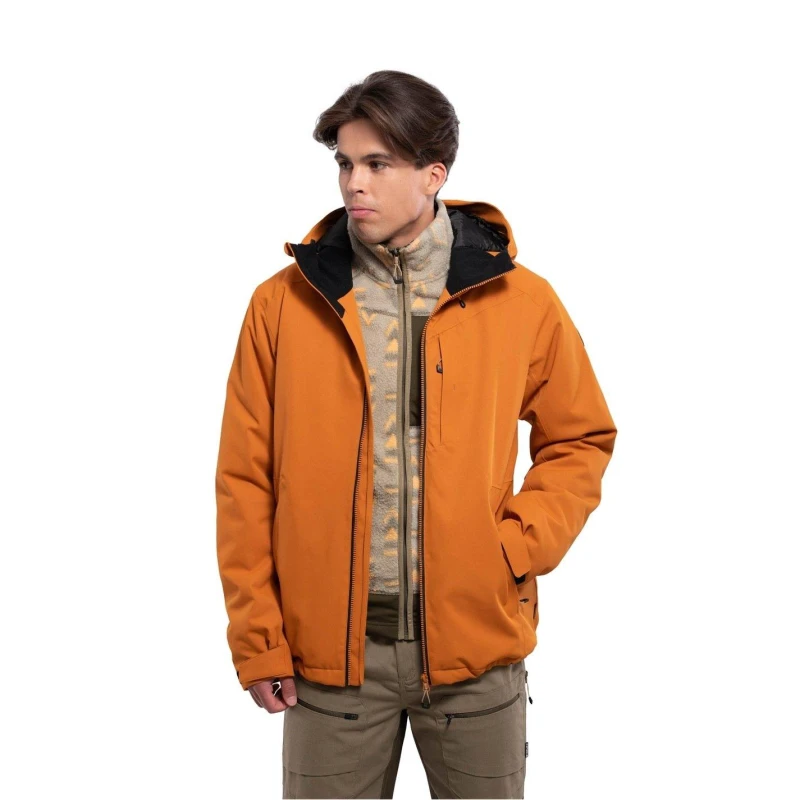 Image of Icepeak Mens Miramar Waterproof Insulated Puffer Jacket Rust male Small