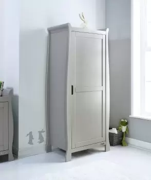 Image of Obaby Stamford Single Wardrobe - Warm Grey
