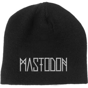 Image of Mastodon - Logo Mens Beanie Hat - Black