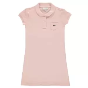 Image of Lacoste Polo Shirt Dress - Pink