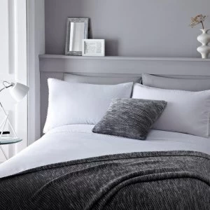 Image of Serene Pom Pom Duvet Set
