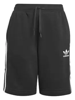 Image of Boys, adidas Originals Shorts Black/white, Black/White, Size 7-8 Years