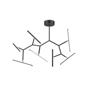 Image of Larissa Lighting - Larissa Kato Ceiling Light 68W 3000K Aluminum, Silicon Sandy Black-Gold