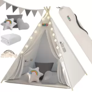 Image of Teepee Playtent White 120x120x160cm