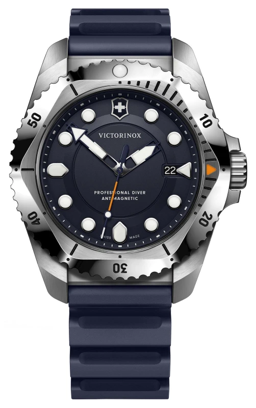 Image of Victorinox 241991 Dive Pro Quartz (43mm) Blue Dial / Blue Watch