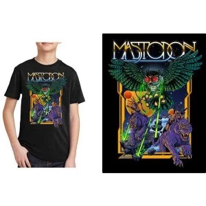 Image of Mastodon - Space Owl Kids 7 - 8 Years T-Shirt - Black
