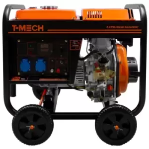 Image of Portable Diesel Generator Open Frame 2kVA 230V 6HP 3.8kW 5 In 1