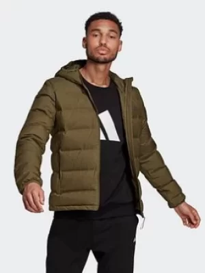 Image of adidas Helionic Jacket, Green, Size S, Men