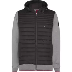 Image of Tommy Hilfiger Mixed Hoodie - Grey