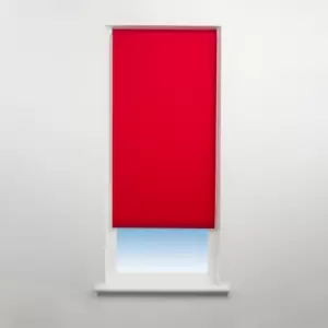 Image of Universal Plain Postbox Red Blackout Roller Blind Red