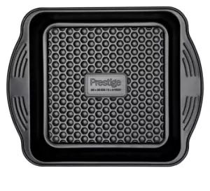 Image of Prestige Aerolift 22cm Carbon Steel Square Cake Tin