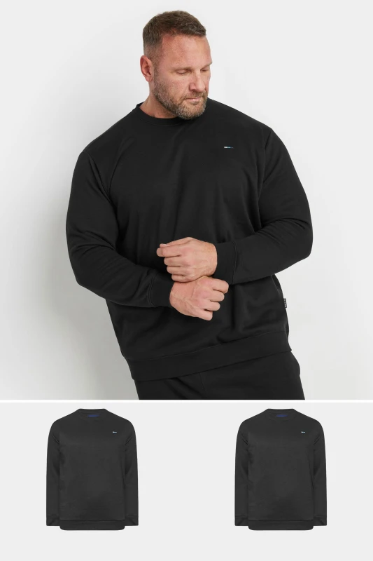 Image of BadRhino 2 Pack Core Sweatshirts Black