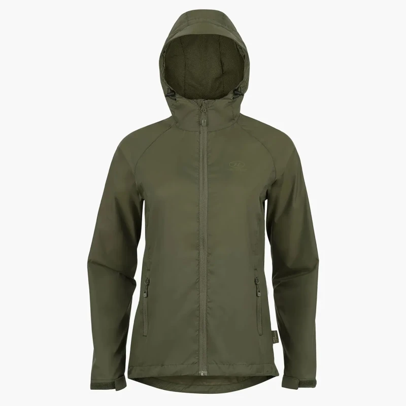 Image of Womens waterproof jacket Highlander Stow & Go Vert Female M