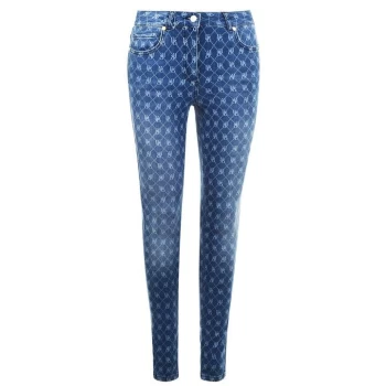 Image of Biba Logo Diamond Jeans - Blue