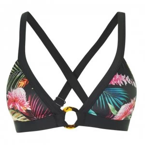 Image of Dorina Tanzan Triangle Bikini Top - Black