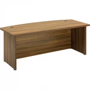 Image of Regent 2000MM Bow Fronted Executive Desk D/Walnut