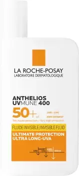 Image of La Roche-Posay Anthelios UVMUNE 400 Invisible Fluid SPF50+ 50ml