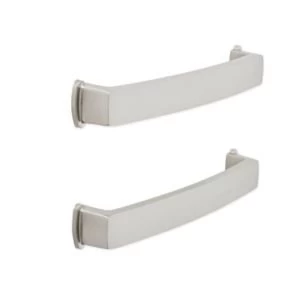 Image of Cooke Lewis Stainless steel effect Flat Cabinet handle Pack of 2