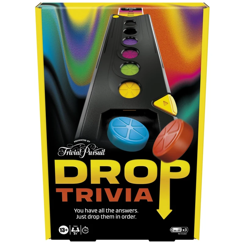 Image of Trivial Pursuit Drop Trivia Family Game