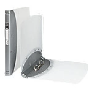 Image of Hermes Ring Binder 2 Ring 20 mm Polypropylene A4 Silver