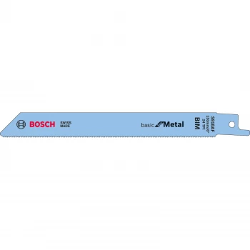 Image of Bosch S918AF Metal Cutting Reciprocating Saw Blades Pack of 5