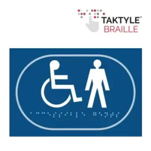Image of Disabled Gentlemen Graphic - Taktyle (225 x 150mm)