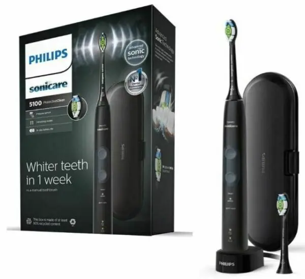 Image of Philips Sonicare HX6850 ProtectiveClean 5100 White Electric Toothbrush