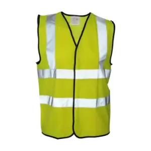 Image of Absolute Apparel Mens Hi Vis Waistcoat (M) (Saturn Yellow)