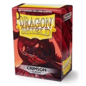 Image of Dragon Shield Classic Crimson Card Sleeves - 100 Sleeves