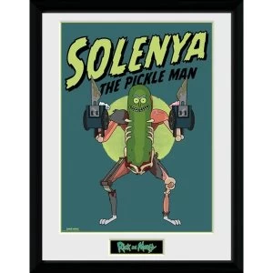Image of Rick and Morty Solenya Framed Collector Print