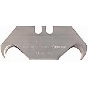 Image of Stanley Hooked Knife Blades 1-11-983 Grey 1.9cm 100 Pieces