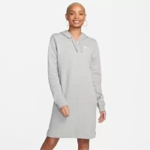 Image of Nike Sportswear Club Fleece Womens Hoodie Dress - Grey