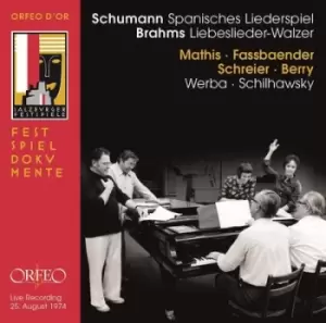 Image of Schumann Spanisches Liederspiel/Brahms Liebeslieder-Walzer by Robert Schumann CD Album