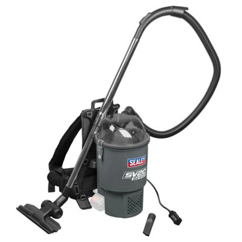 Image of Sealey CP40VBV 40v SV20 Cordless Backpack Vacuum Cleaner CP40VBV Batteries: No Batteries