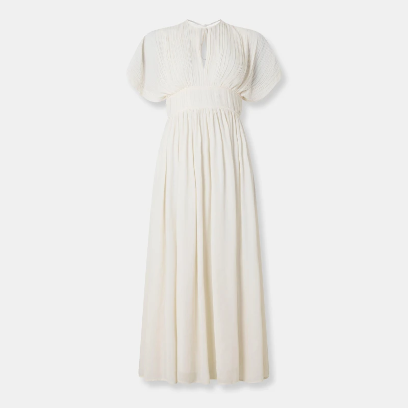 Image of Boss Womens Drizzie Wrap Dress Open White female 8 (S)