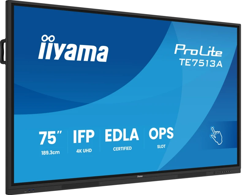 Image of iiyama TE7513A-B2AG Signage Display 190.5cm (75") WiFi 500 cd/m