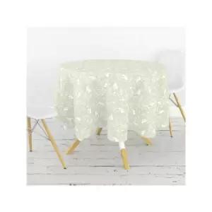 Image of William Morris - Forest Life Blue 132cm Round Acrylic Tablecloth