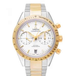 Image of Speedmaster '57 Co-Axial Chronograph 41.5mm Automatic Silver Dial Yellow Gold Mens Watch