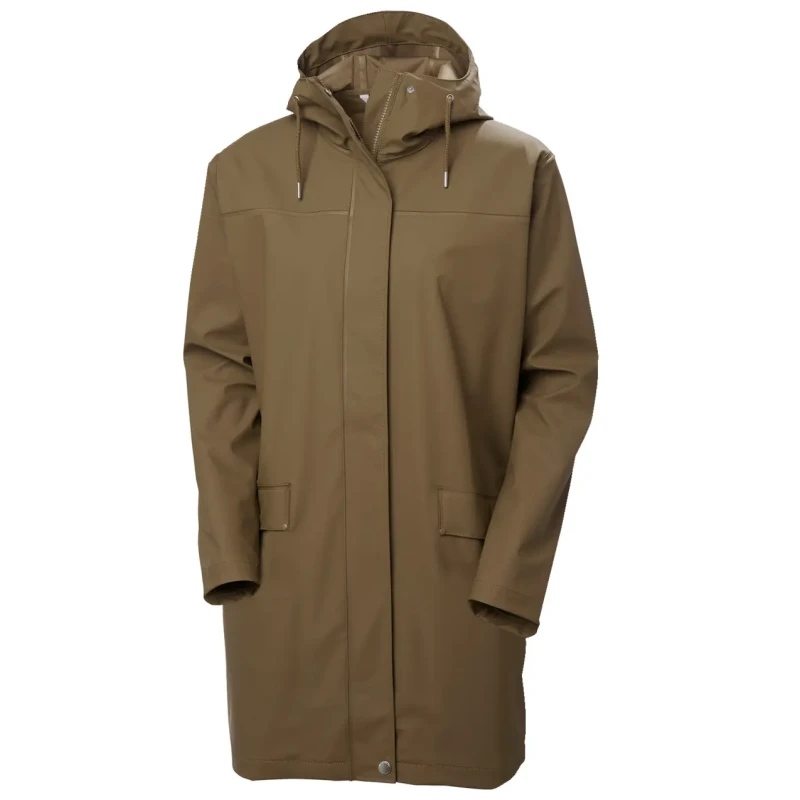 Image of Helly Hansen Raincoat woman Helly Hansen Moss Marron Female L