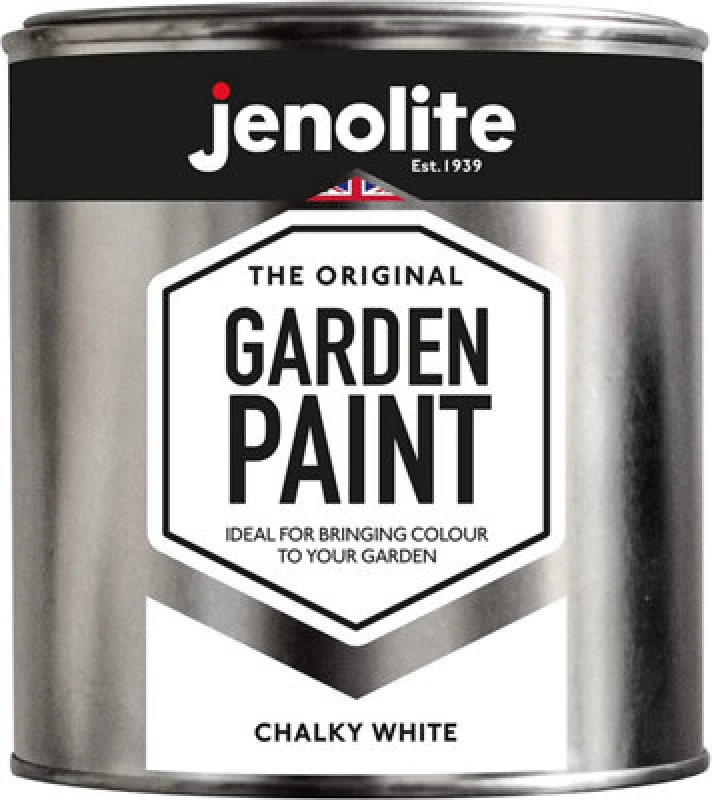 Image of Jenolite Multi Surface Garden Furniture Paint - Chalky White - 1L