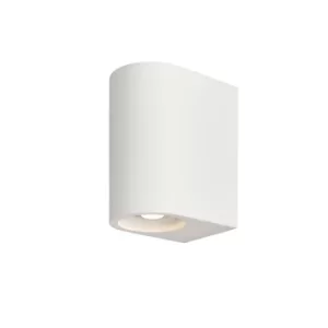 Image of Anders Integrated LED Wall White Plaster 2 Light IP20