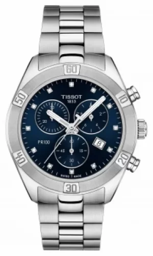 Image of Tissot Ladies PR 100 Sport Chic Chronograph T1019171104600 Watch