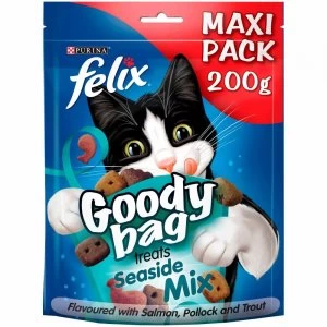 Image of Felix Goody Bag Seaside Salmon Cat Treats 200g